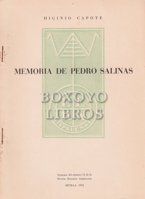 Memoria de Pedro Salinas