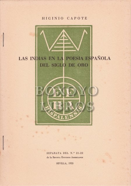 Las Indias en la poesía española del Siglo de Oro