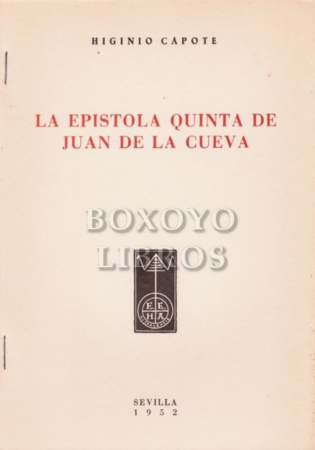 La Epístola Quinta de Juan de la Cueva