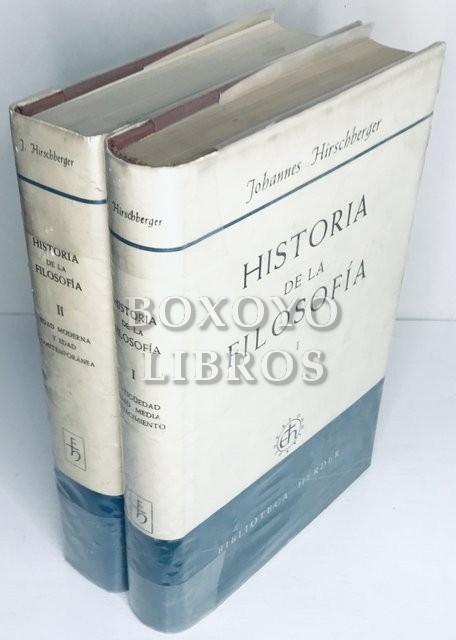 Historia de la Filosofía. Tomos I y II. Traducción y apéndices, Luis Martínez Gómez