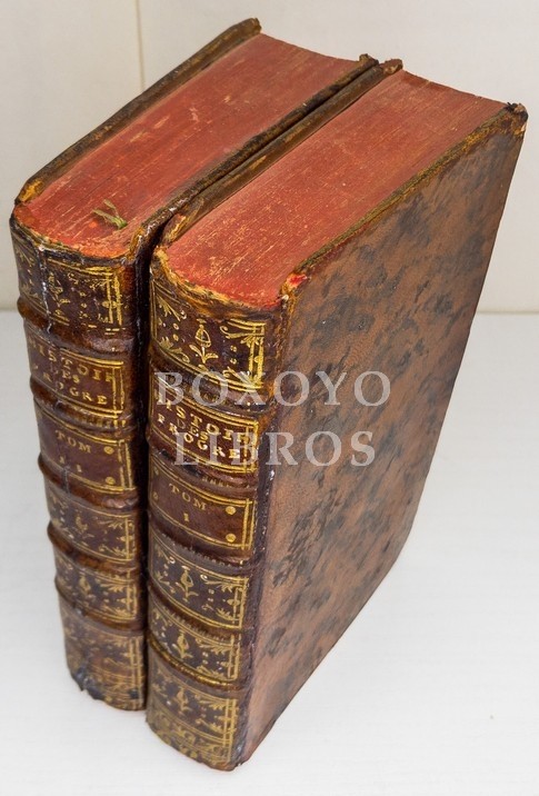 Histoire des progrès de la puissance navale de L'Angleterre. Nouvelle édition, corrigée, & considérablement augmentée. Tomos I y II