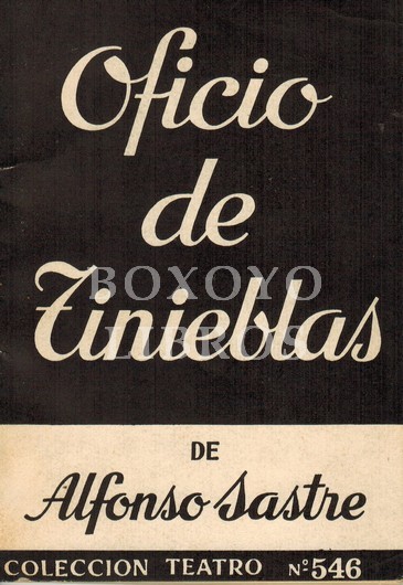 Oficio de tinieblas.rama en tres actos