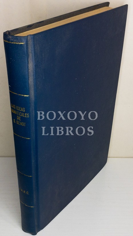 Las ideas gramaticales de Eduardo Benot, tesis de licenciatura dirigida por el. Prof. J. A. de Molina Redondo