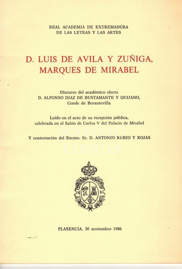D. Luís de Ávila y Zúñiga, Marqués de Mirabel