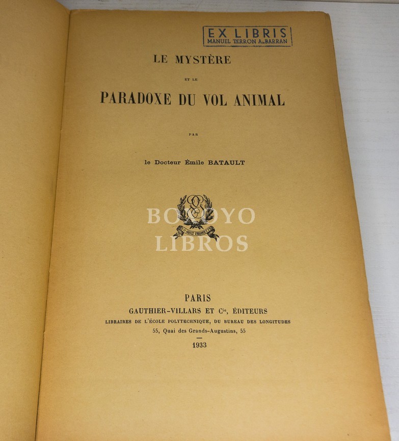 Le mystère et le paradoxe du vol animal