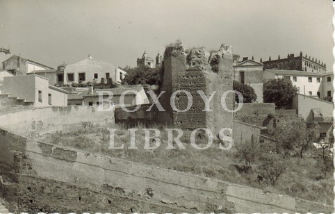 Tarjeta Postal. 31. Cáceres. Torre desmochada. Loped tower. Tour mutilée