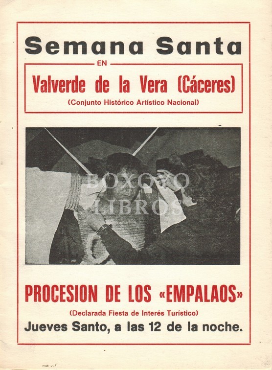 Semana Santa en Valverde de la Vera. Procesión de 'Los Empalaos'