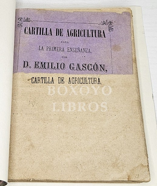 Cartilla de agricultura para la primera enseñanza