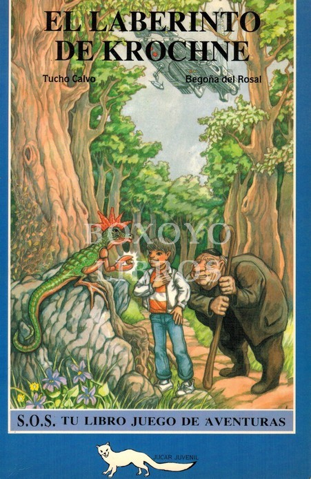 El laberinto de Krochne. Ilustraciones interiores: Begoña del Rosal. Ilustración portada: Manolo Arenas