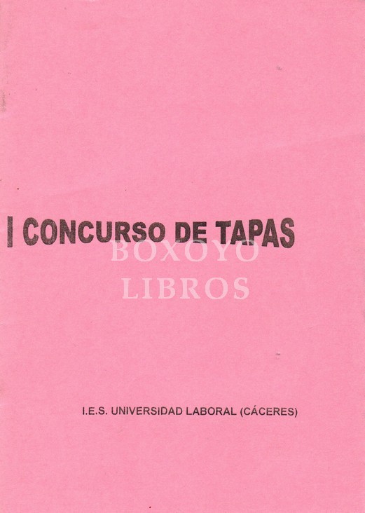 I Concurso de Tapas