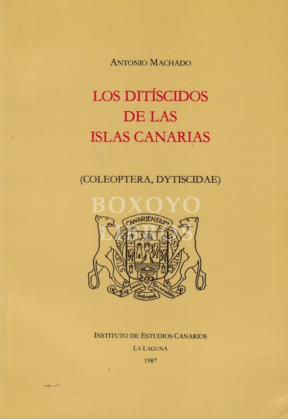 Los ditíscidos de las Islas Canarias (Coleoptera, Dytiscidae)
