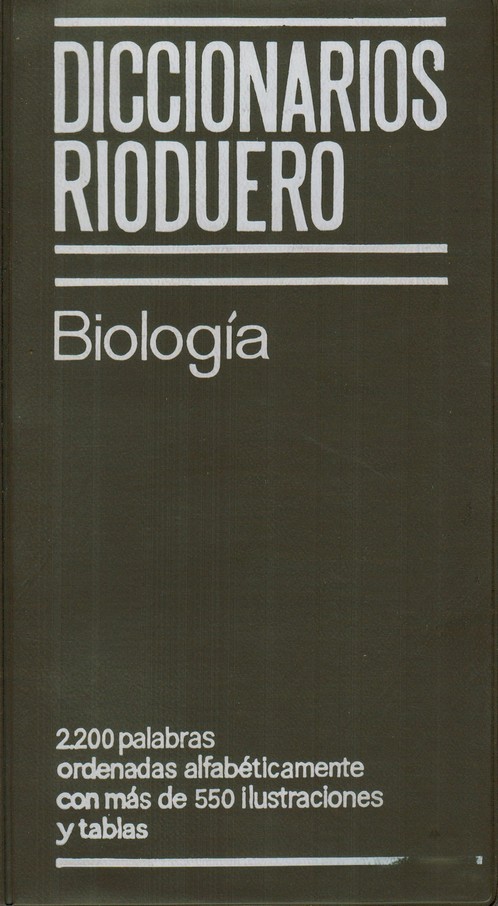 Diccionarios Rioduero. Biología