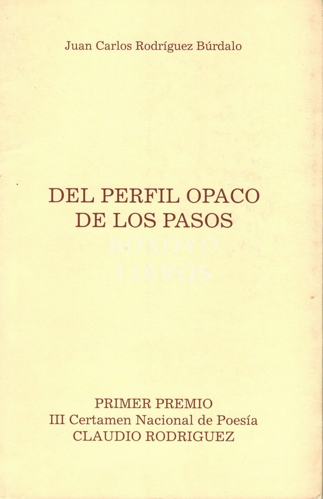 Del perfil opaco de los pasos