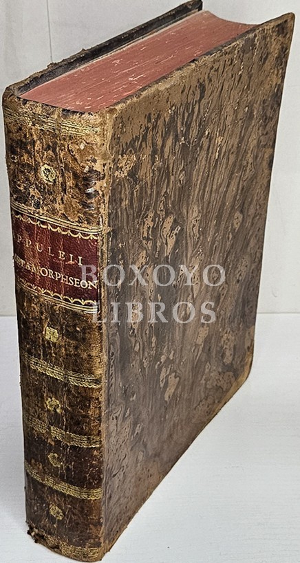 Appuleii metamorphoseon. Libri XI. Cum notis integris  Petri Colvii, Joannis Wowerii, Godeschalci Stewechi & aliorum. Imprimis cumanimadversionibus hucusque ineditis Francis Oudendorpii. Praefationem: David Ruhnkenius