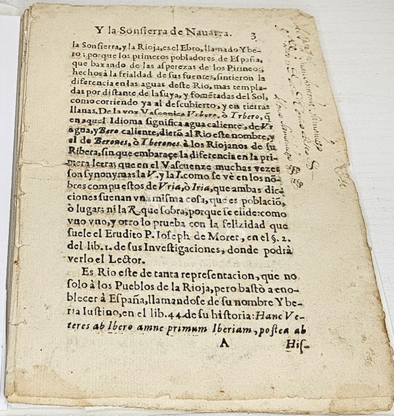 Descripción [y topografía] de la Casa de San Meder y la Sonsierra de Navarra