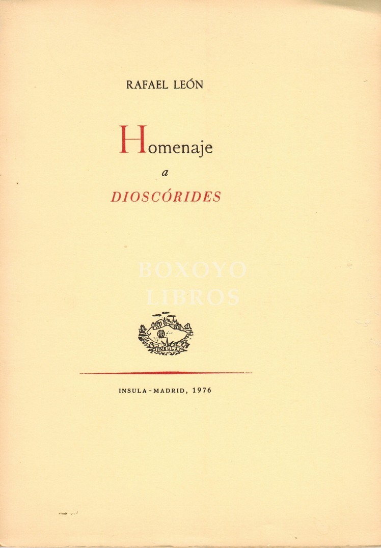 Homenaje a Dioscórides