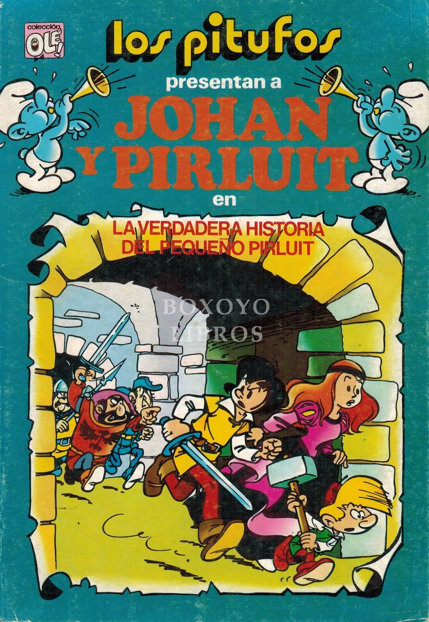 Los pitufos presentan a Johan y Pirluit en La verdadera historia del pequeño Pirluit