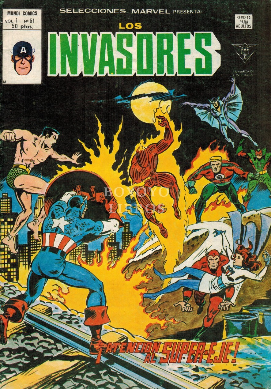 Los invasores. Vol. 1. Nº 51. ¡Atención al Super-eje!