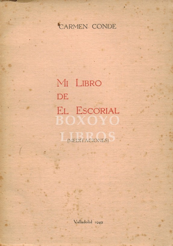 Mi libro de El Escorial