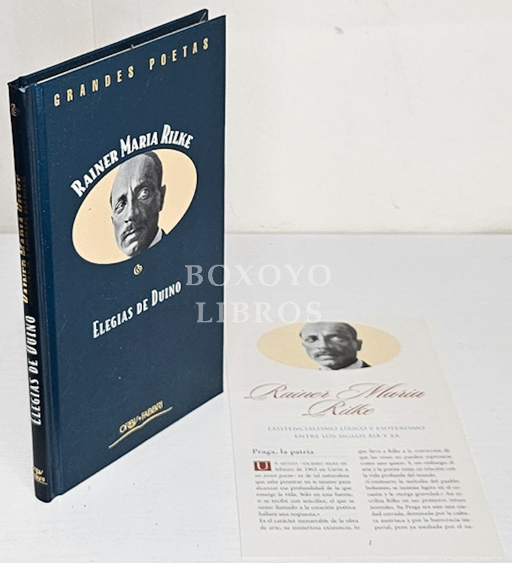 Elegías de Duino. Traducción y prólogo de José María Valverde