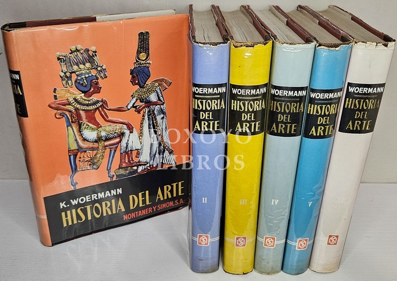 Historia del arte en todos los tiempos y pueblos. 6 tomos (Obra completa). Tercera edición corregida y ampliada con la colaboración de eminentes especialistas españoles