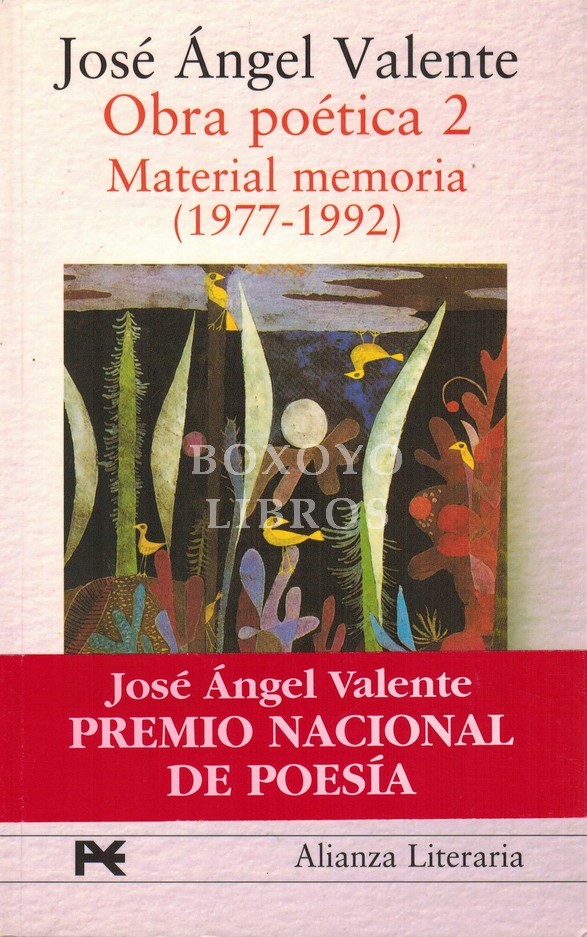 Obra poética 2, Material memoria (1977-1992)