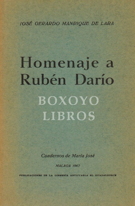 Homenaje a Rubén Darío