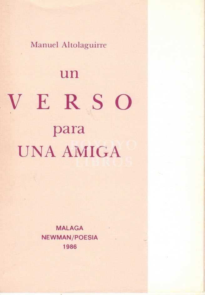 Un verso para una amiga