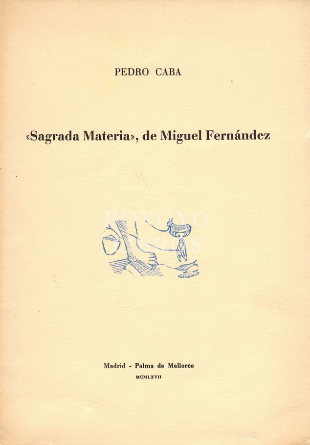 'Sagrada materia', de Miguel Fernández