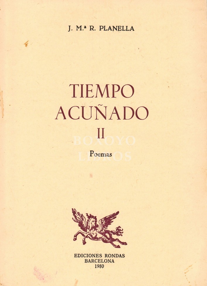 Tiempo acuñado II. Poemas.