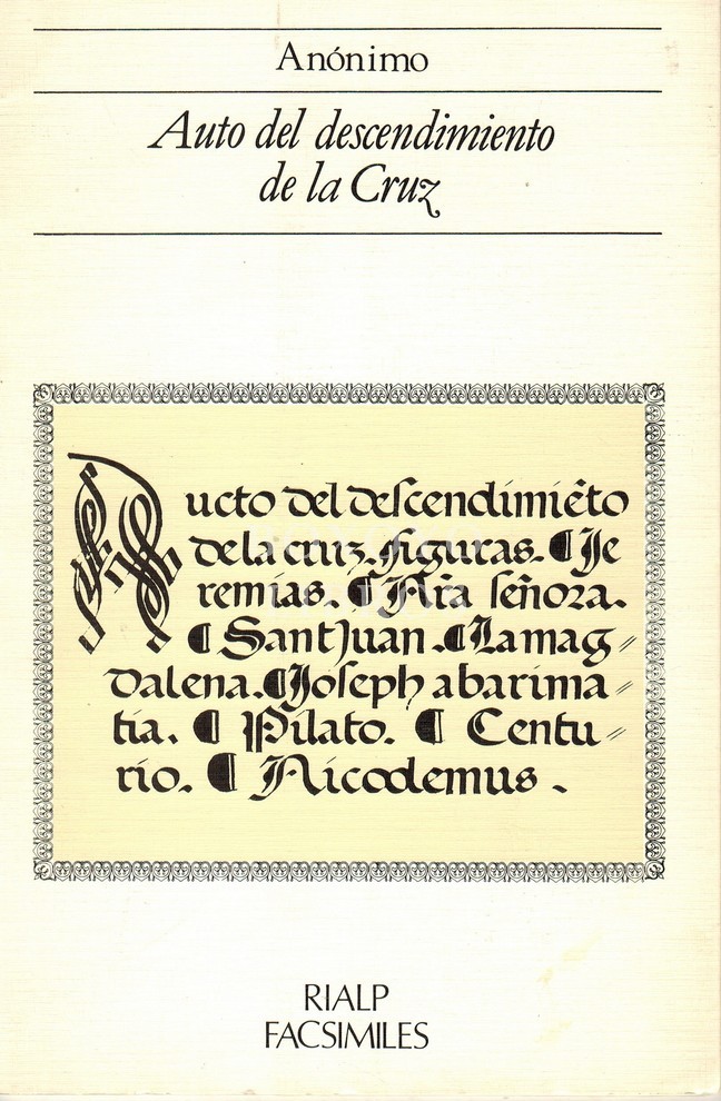 Auto del descendimiento de la Cruz