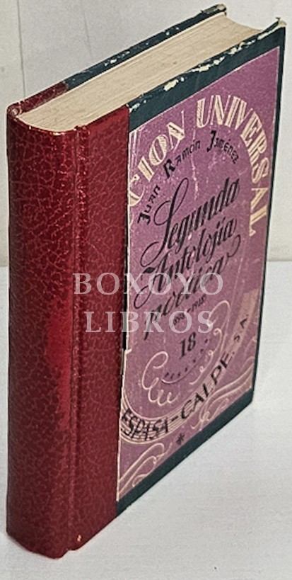 Segunda antolojía poética (1898-1918)