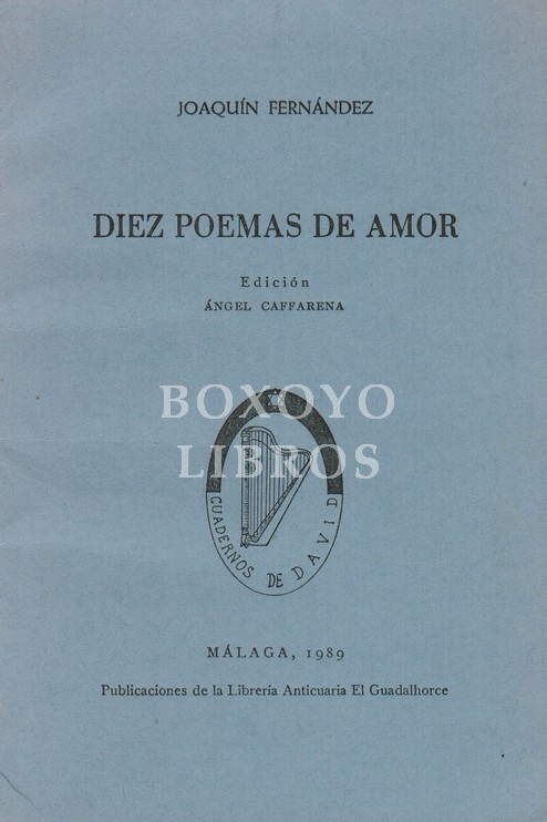 Diez poemas de amor. Edición Ángel Caffarena