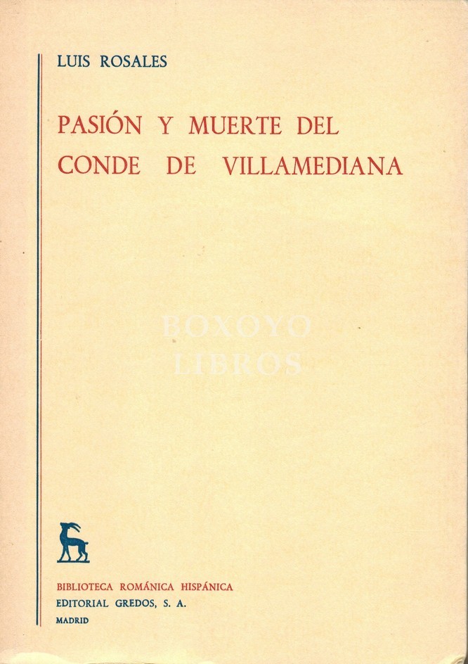 Pasión y muerte del Conde de Villamediana