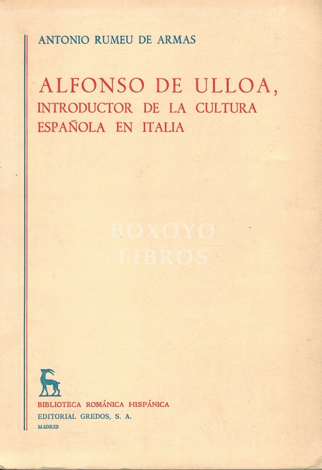 Alfonso de Ulloa, introductor de la cultura española en Italia