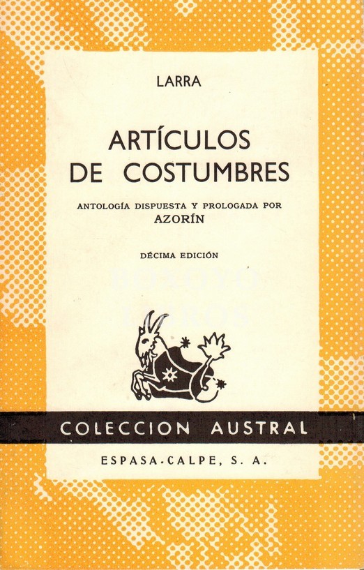 Artículos de costumbres