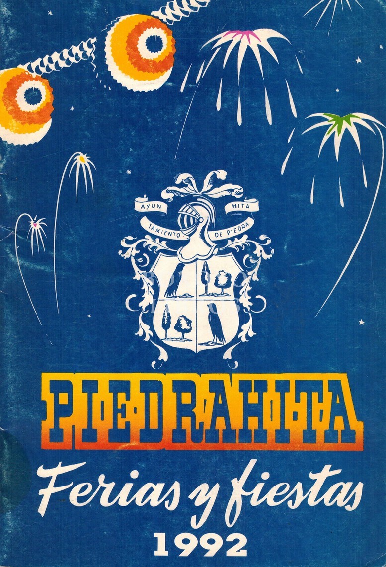 Programa de Ferias y Fiestas en Piedrahita. Días 25 y 26 de agosto y 12, 13, 14 y 15 de septiembre 1992