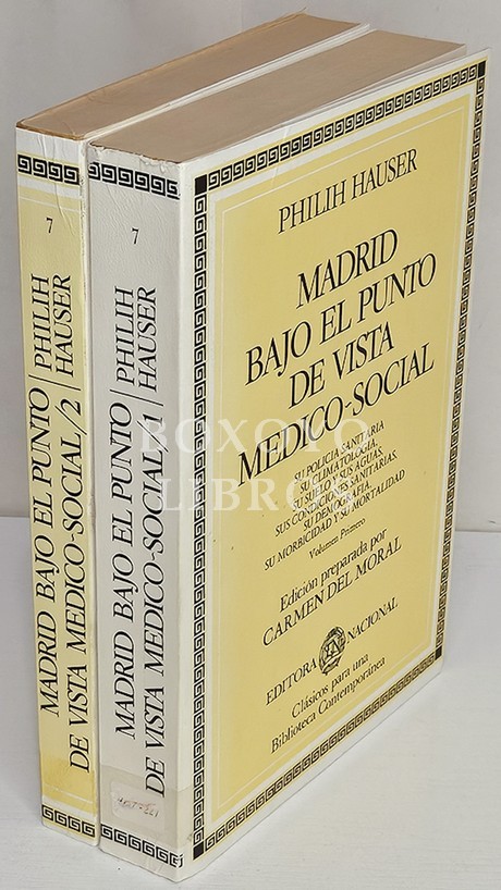 Madrid bajo el punto de vista médico-social. Volumen primero y segundo