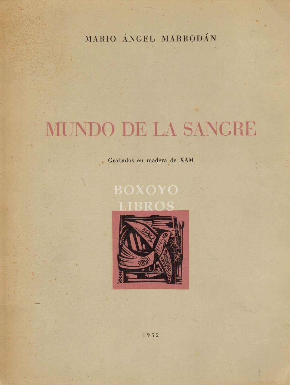 Mundo de la sangre. Grabados en madera de Xam