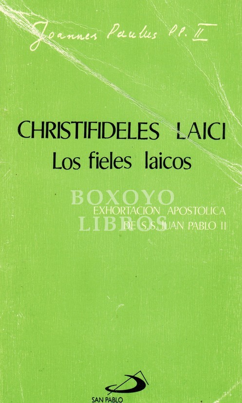 Christifideles laici. Los fieles laicos