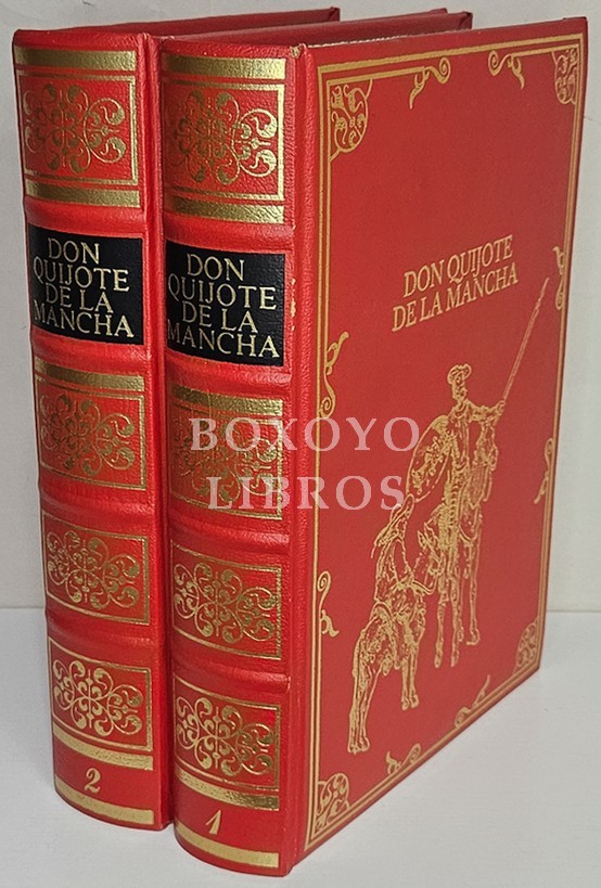 El ingenioso hidalgo don Quijote de La Mancha. Compuesto por Miguel de Cervantes Saavedra. Edición según el texto de Francisco Rodriguez Marín. Con comentarios de los más eminentes cervantistas seleccionados por Juan Givanel y Mas. Ilustraciones de Ricard