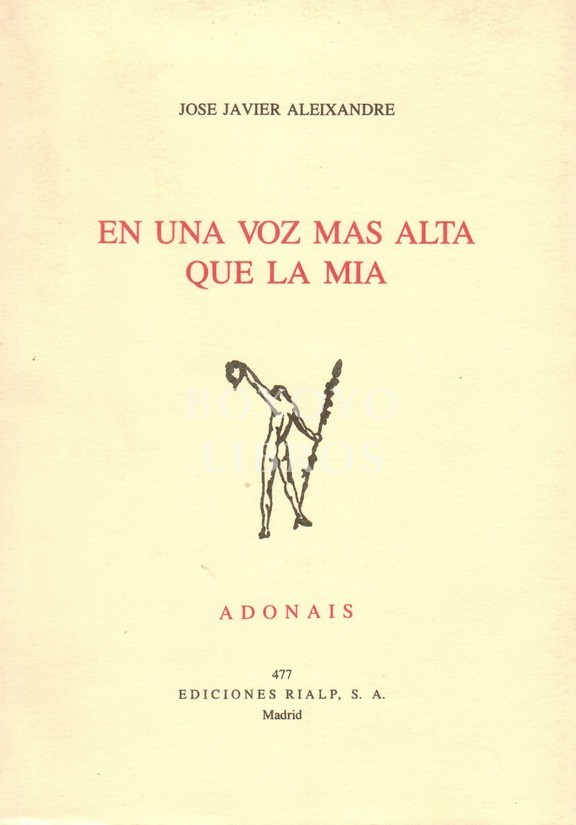 En una voz más alta que la mía