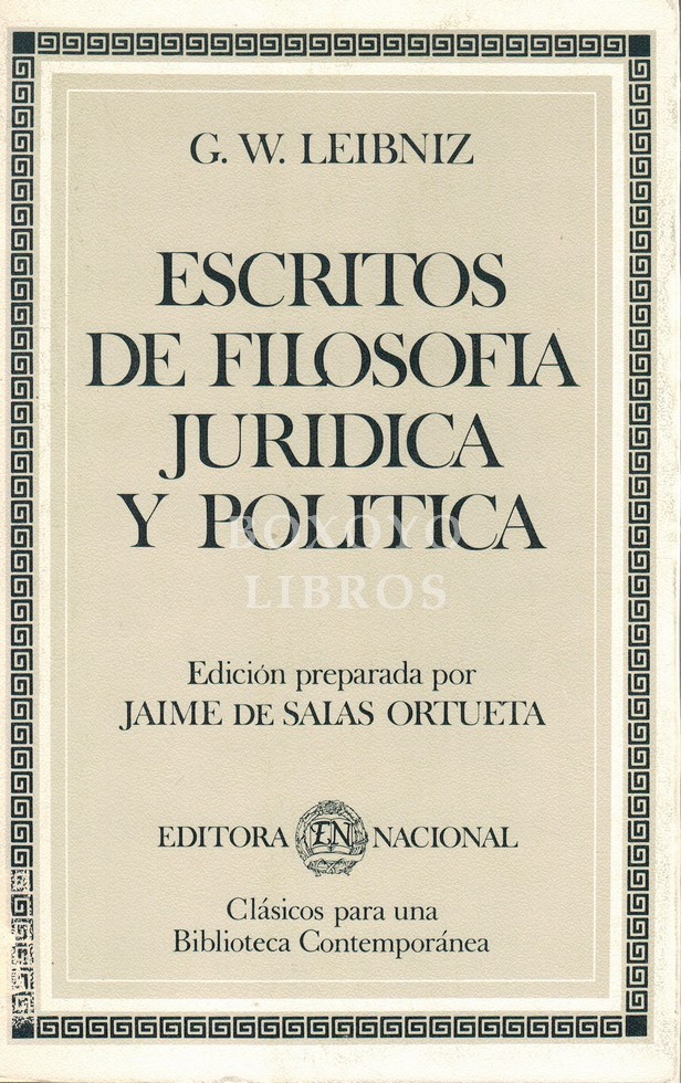 Escritos de filosofía jurídica y política. Edición preparada por Jaime de Salas Ortueta