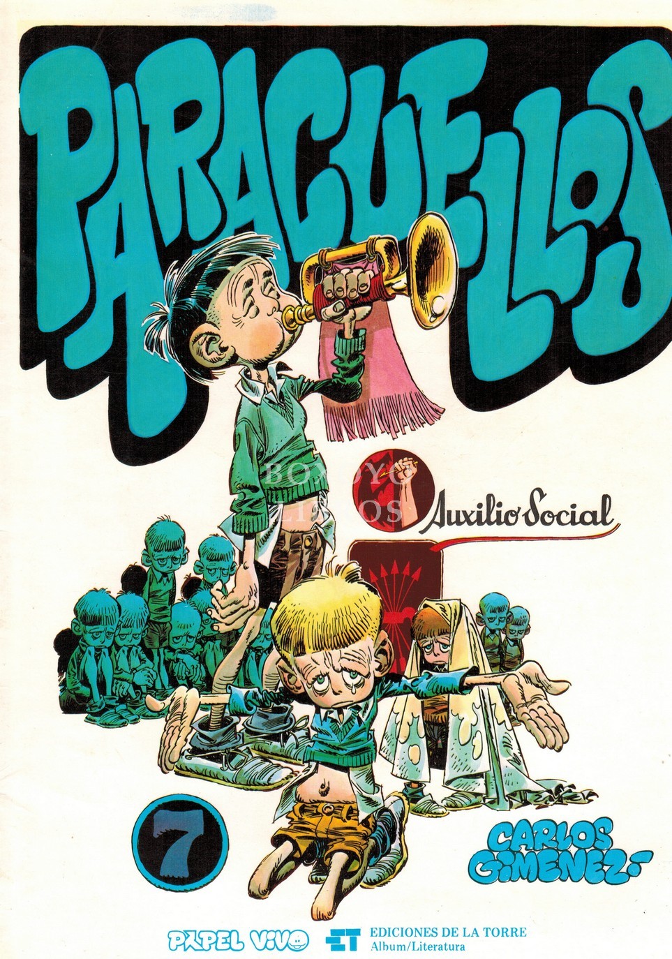Paracuellos. Auxilio  social. Papel Vivo 7
