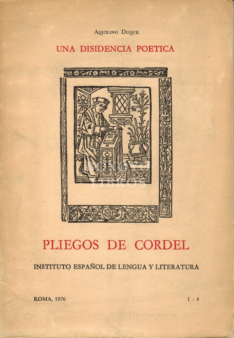 Una disidencia poética. Pliegos de Cordel 1:4