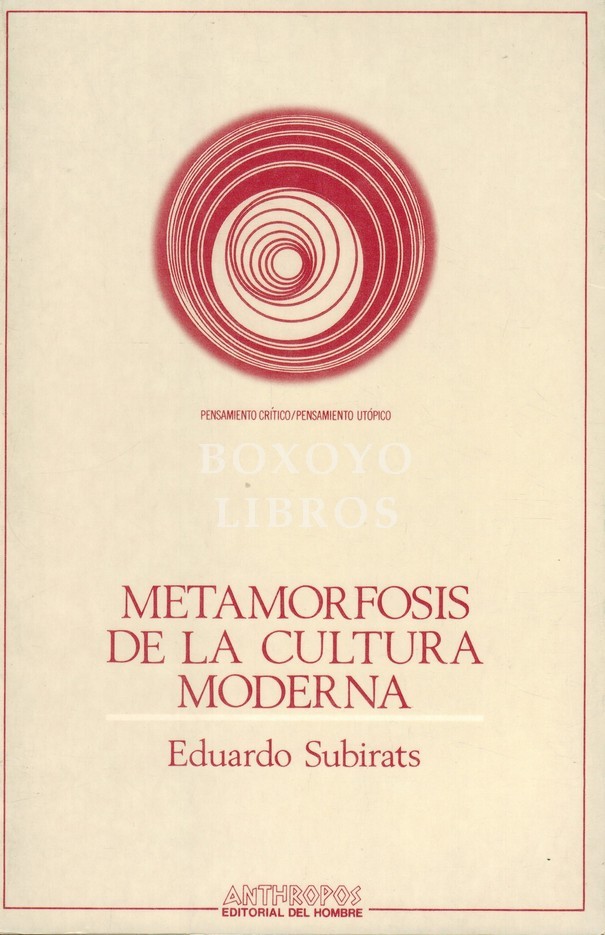 Metamorfosis de la cultura moderna