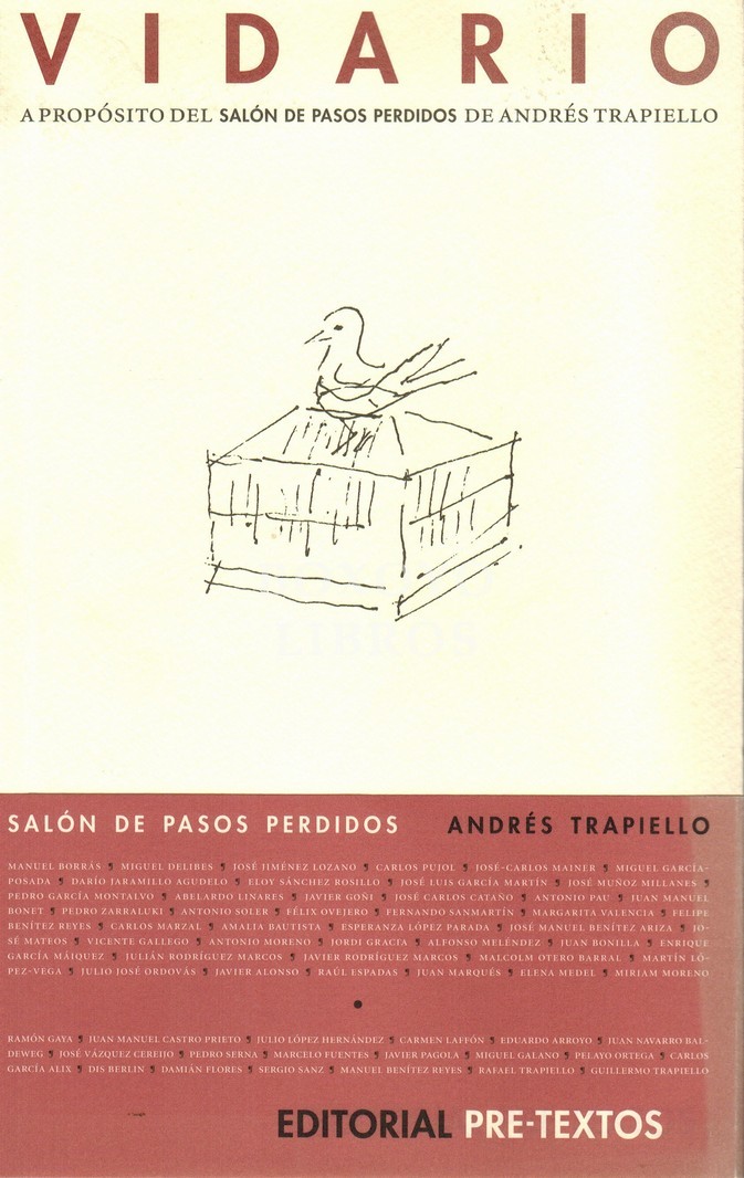 Vidario. A propósito del Salón de Pasos Perdidos de Andrés Trapiello