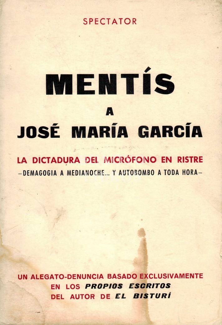 Mentís a José María García