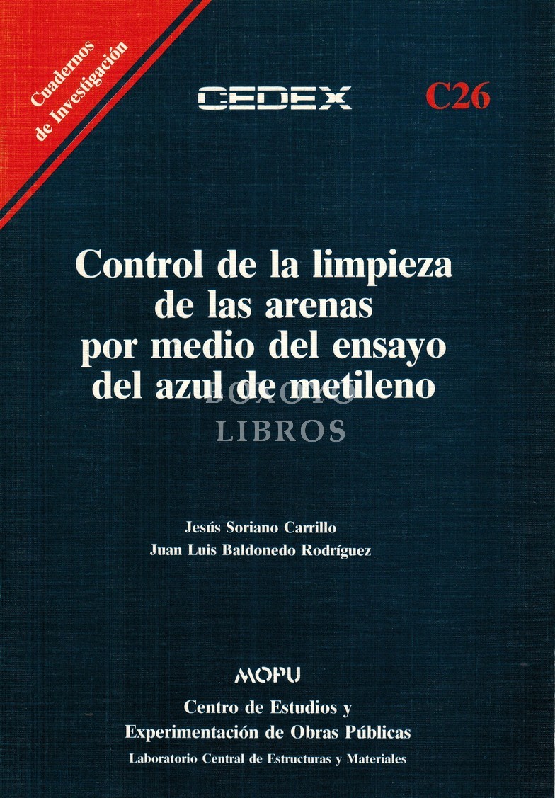 Control de la limpieza de las arenas por medio del ensayo del azul de metileno