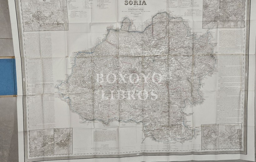 Atlas de España y sus posesiones de ultramar. Soria. Auxiliado por d. Pascual Madoz, autor de las notas estadísticas e históricas